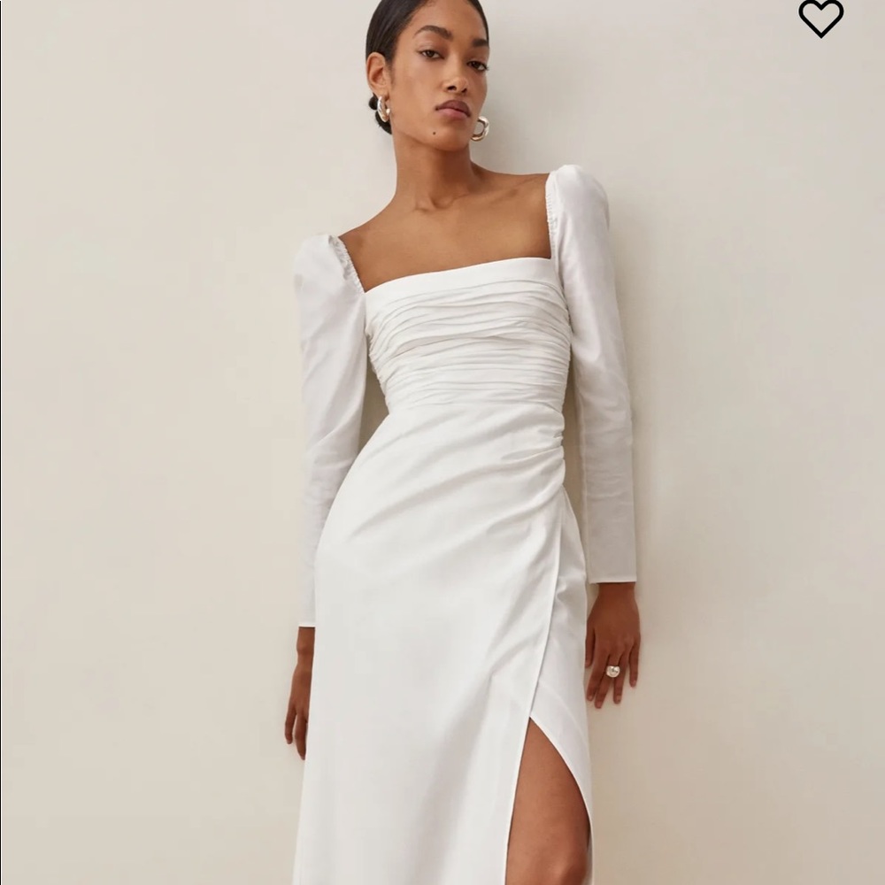 Reformation white Isaac dress - size 6